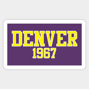 Denver 1967 Sticker